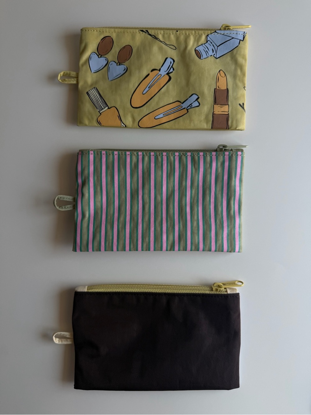 NWOT BAGGU Set of 3 SMALL SIZE Go Pouches - Picture 2 of 10